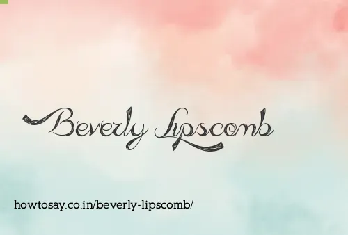 Beverly Lipscomb