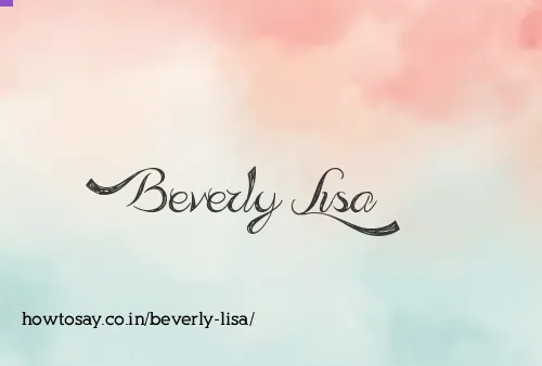 Beverly Lisa