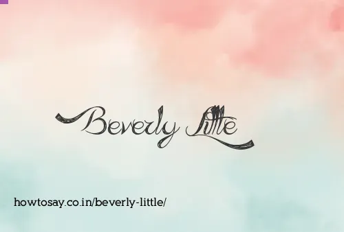Beverly Little