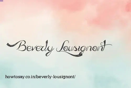 Beverly Lousignont