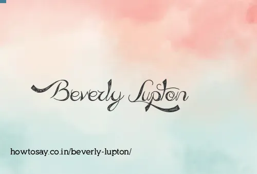 Beverly Lupton
