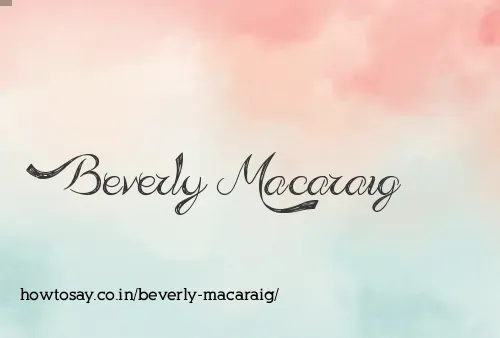 Beverly Macaraig
