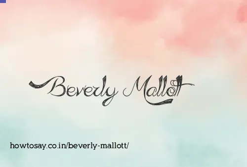 Beverly Mallott
