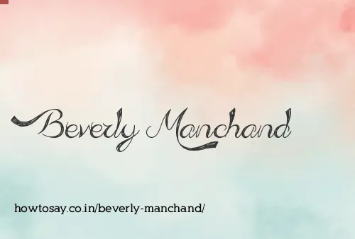 Beverly Manchand