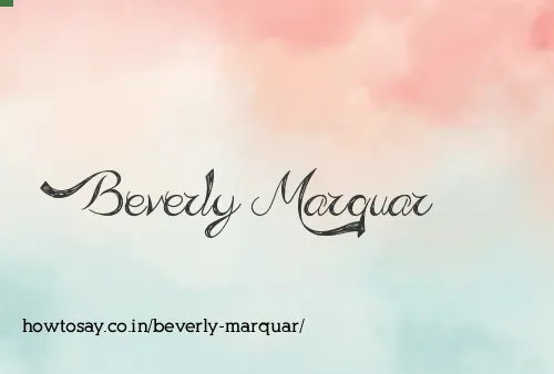 Beverly Marquar