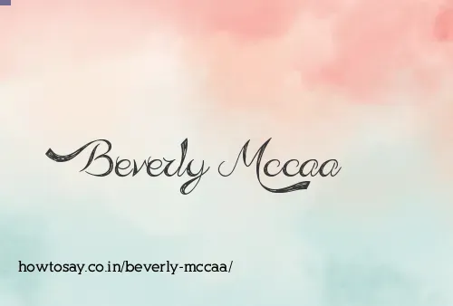 Beverly Mccaa
