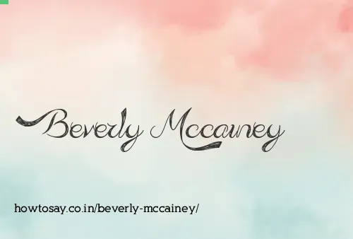 Beverly Mccainey