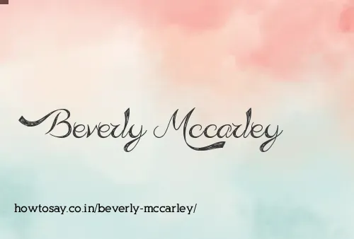 Beverly Mccarley