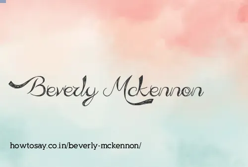 Beverly Mckennon