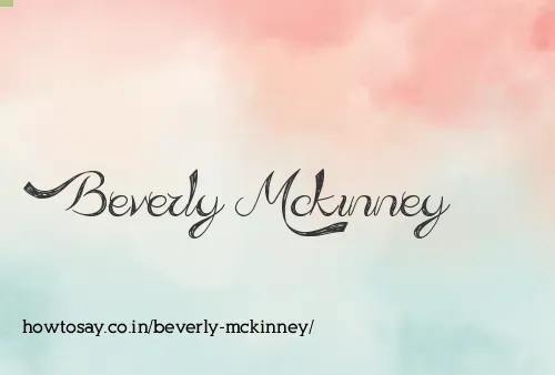 Beverly Mckinney