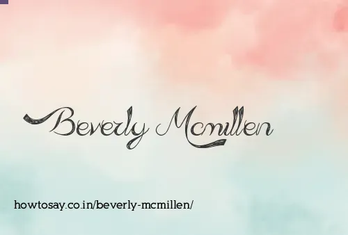 Beverly Mcmillen