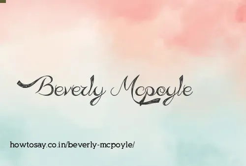 Beverly Mcpoyle