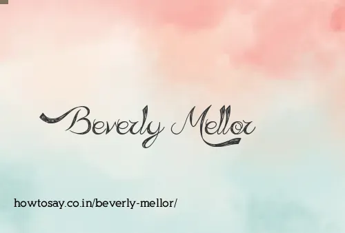 Beverly Mellor