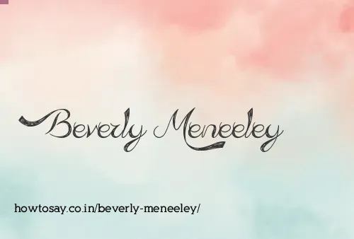 Beverly Meneeley