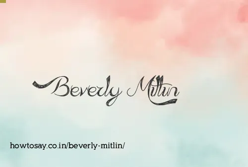 Beverly Mitlin