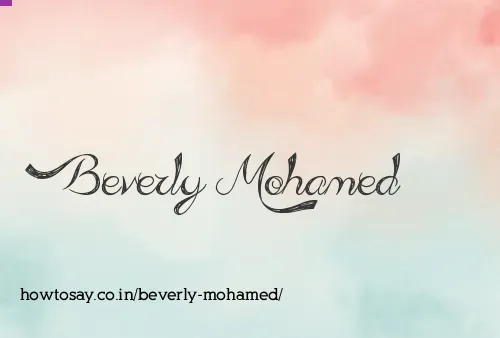 Beverly Mohamed