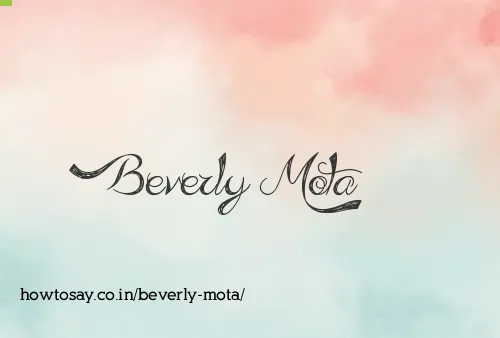 Beverly Mota