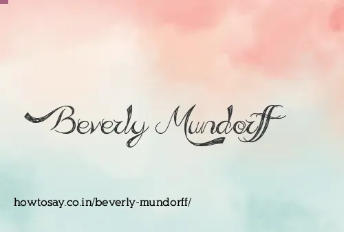 Beverly Mundorff