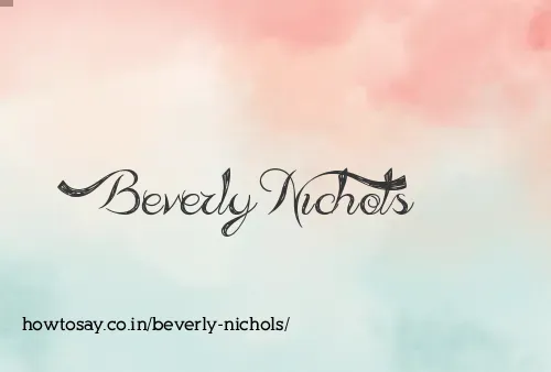 Beverly Nichols