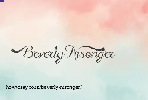 Beverly Nisonger