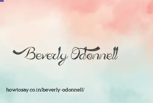 Beverly Odonnell