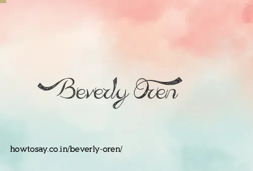 Beverly Oren