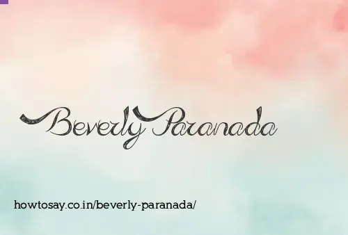 Beverly Paranada
