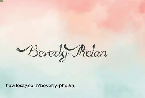 Beverly Phelan
