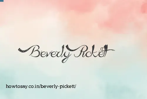 Beverly Pickett