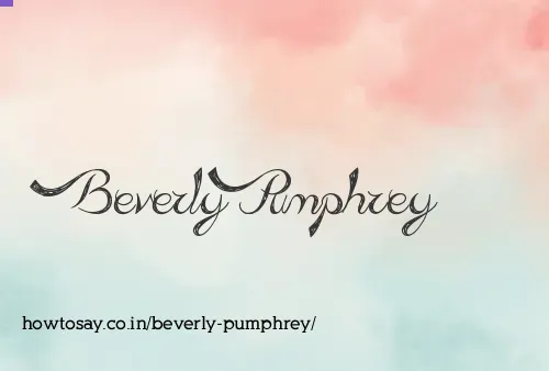 Beverly Pumphrey