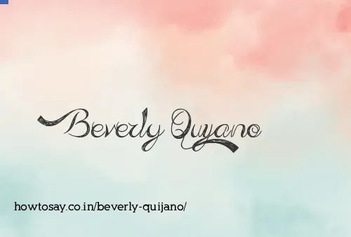 Beverly Quijano