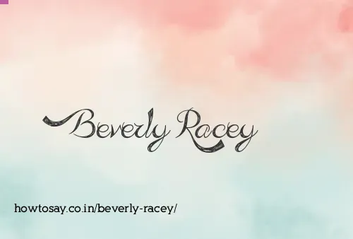 Beverly Racey