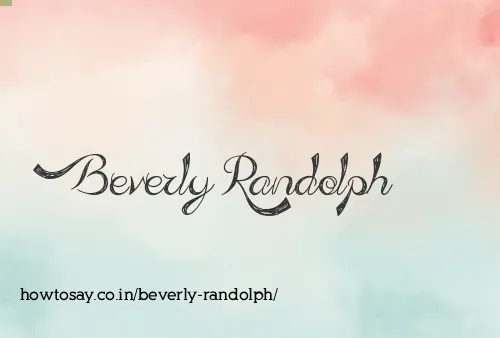 Beverly Randolph