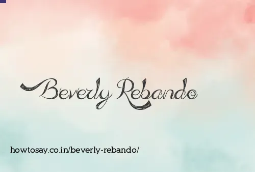 Beverly Rebando