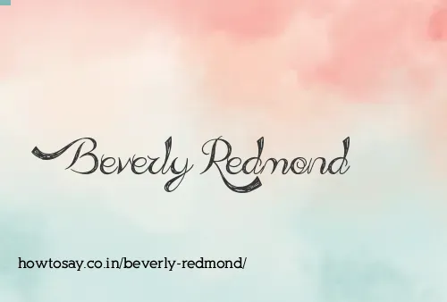 Beverly Redmond