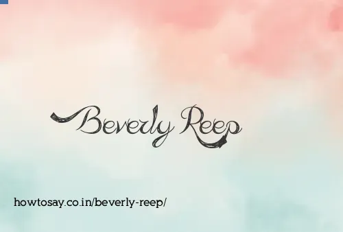 Beverly Reep