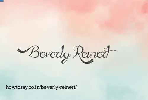 Beverly Reinert