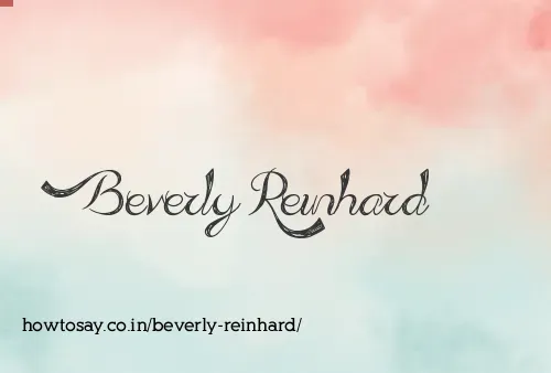 Beverly Reinhard