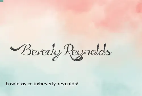 Beverly Reynolds