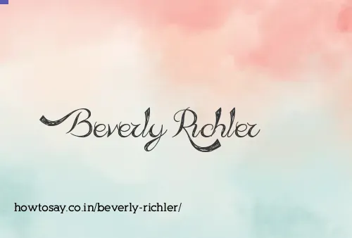 Beverly Richler