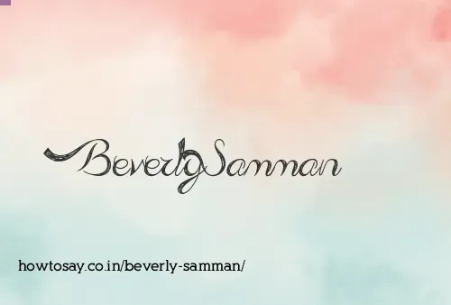 Beverly Samman
