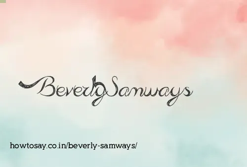 Beverly Samways