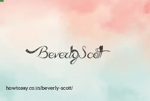 Beverly Scott