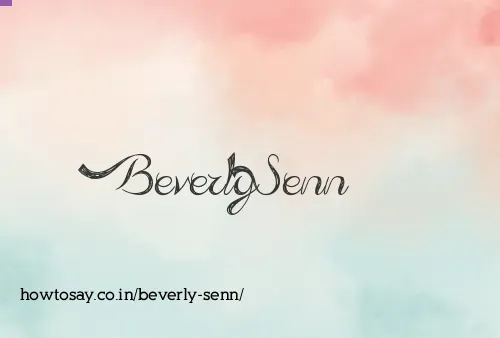 Beverly Senn