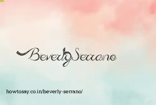 Beverly Serrano