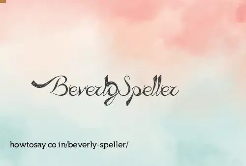 Beverly Speller