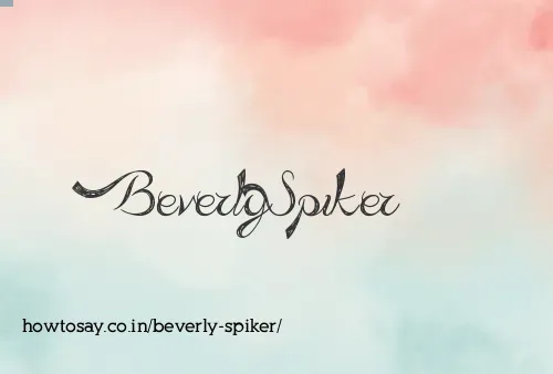 Beverly Spiker