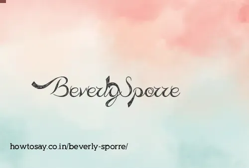 Beverly Sporre