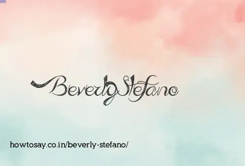 Beverly Stefano
