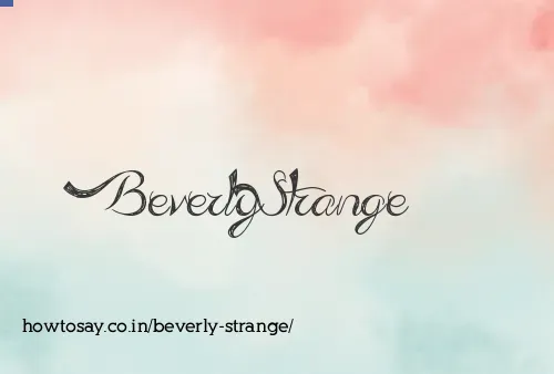 Beverly Strange